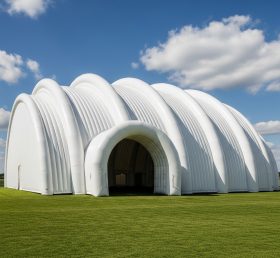 Tent1-6177 Белая арочная купольная надувная палатка