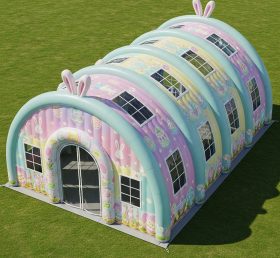 Tent1-6178 Надувная палатка в пасхальной тематике с кроликом