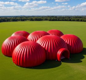 Tent1-6210 Гигантский Красный Надувной Купол