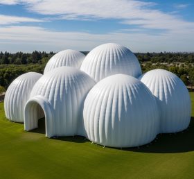 Tent1-6215 Гигантский белый надувной купол