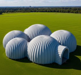 Tent1-6225 Серый купольный кластер надувной купол