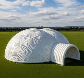 Tent1-6237 Надувной купол с узором завитков