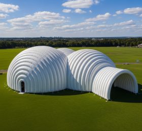 Tent1-6241 ребристая купольная надувная палатка