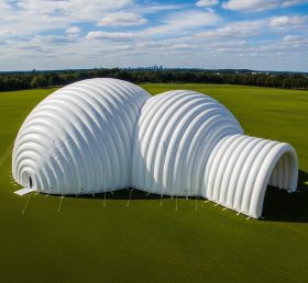 Tent1-6243 Белый купольный надувной шатер