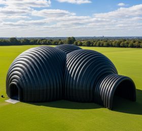 Tent1-6245 Черный купольный надувной шатёр