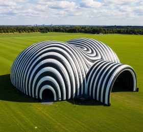 Tent1-6260 Полосатый Надувной Купол