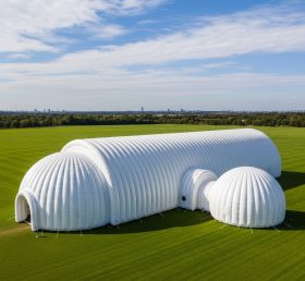 Tent1-6287 Белый надувной купольный шатёр