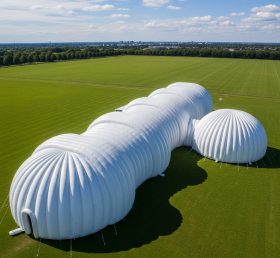 Tent1-6289 Простой белый купольный надувной шатер