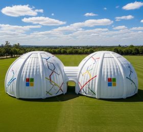 Tent1-6296 Двойной купол Microsoft соединённый надувной купол