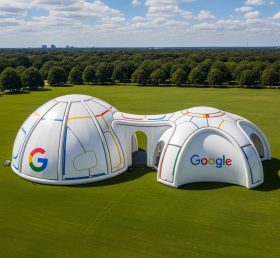 Tent1-6310 Купольный надувной павильон с логотипом Google