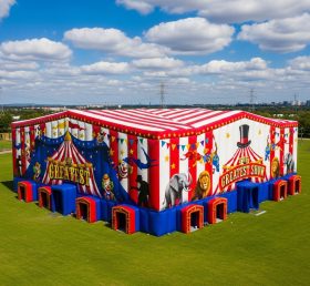 Tent1-6388 Цирковой Полосатый Надувной Тент