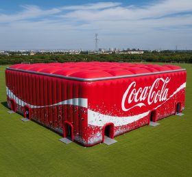 Tent1-6391 Надувной кубоид Coca Cola красный