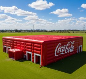 Tent1-6393 Красная надувная палатка для мероприятий Coca Cola