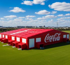 Tent1-6394 Красная надувная палатка Coca Cola