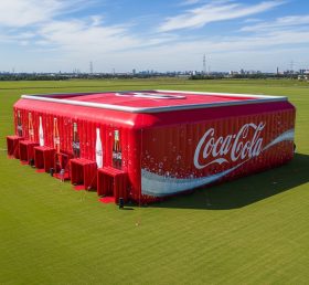 Tent1-6395 Красная надувная палатка Coca Cola