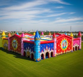 Tent1-6397 Замок Диснея Цветная Надувная Конструкция для Мероприятий