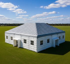 Tent1-6426 Серый надувной шатёр для мероприятий