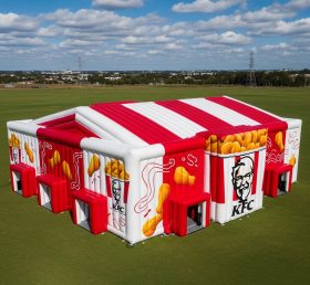 Tent1-6444 Красная надувная палатка KFC