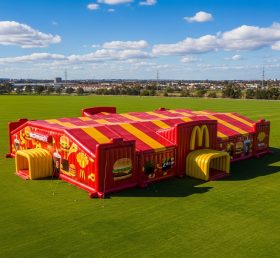 Tent1-6457 надувная палатка McDonalds красно-жёлтая