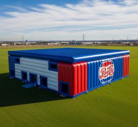 Tent1-6466 надуваемый павильон Pepsi синего и красного цвета