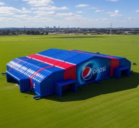 Tent1-6467 надувная палатка Pepsi синего и красного цвета