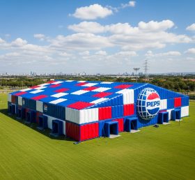 Tent1-6468 надувная палатка Pepsi синяя красная