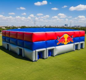 Tent1-6506 надувная кубоидная палатка Red Bull