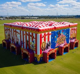 Tent1-6514 Красно-белый цирковой надувной павильон