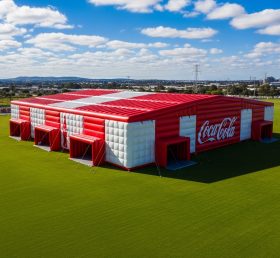 Tent1-6515 красно-белая надувная палатка CocaCola