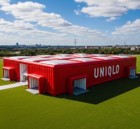 Tent1-6520 Красно-белый надувной павильон