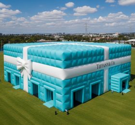 Tent1-6541 Надувная подарочная коробка цвета тиффани