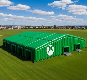 Tent1-6547 Надувная конструкция для мероприятий Xbox зеленого цвета