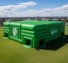 Tent1-6548 надувная палатка для мероприятий Xbox зеленая