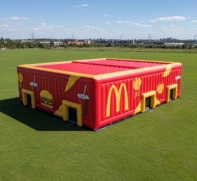 Tent1-6614 Бренд Mcdonald мероприятие надувной кубический шатёр