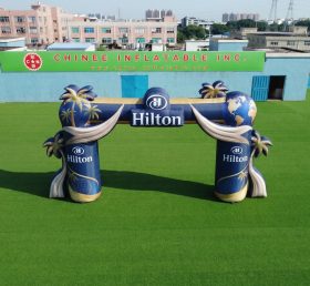 Arch3-125 рекламные надувные ворота Hilton