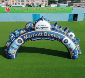 Arch3-140 рекламная надувная арка Marriott Bonvoy