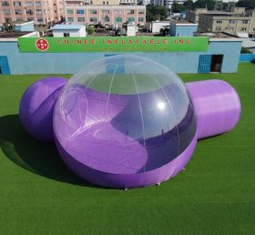 Tent1-5045L Фиолетовая Надувная Пузырьковая Палатка