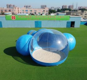 Tent1-5047B Синяя надувная пузырчатая палатка