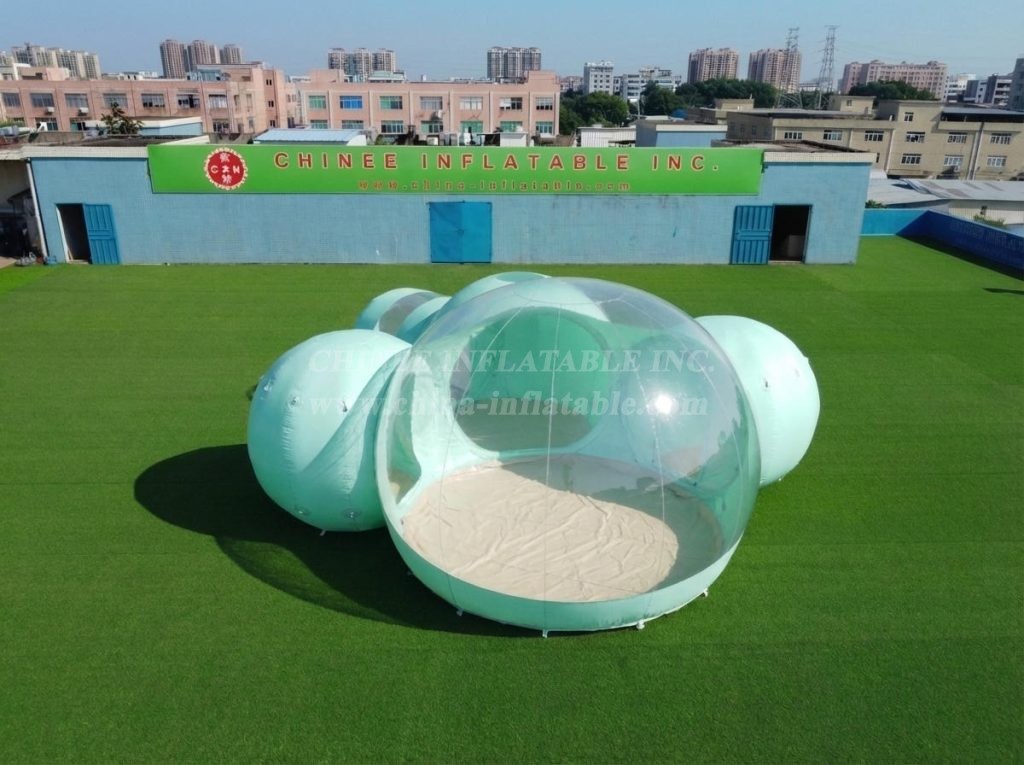 Tent1-5047H Mint Green Inflatable Bubble Tent