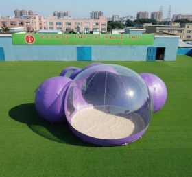 Tent1-5047L Фиолетовая надувная пузырчатая палатка