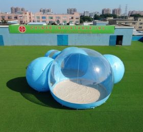 Tent1-5047N Небесно-голубая надувная пузырчатая палатка