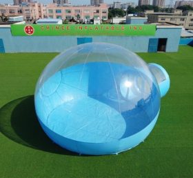 Tent1-5046N Небесно-голубая надувная пузырчатая палатка