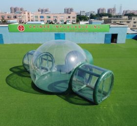 Tent1-5048D Тёмно-зелёная надувная пузырчатая палатка