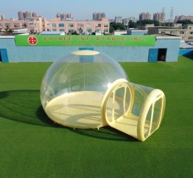 Tent1-5044J Пастельно-жёлтый надувной пузырчатый шатёр