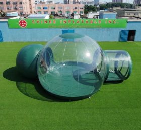 Tent1-5043D Темно-зелёная надувная пузырчатая палатка
