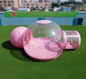 Tent1-5043K Розовая надувная пузырчатая палатка