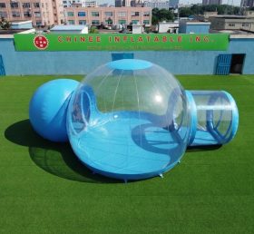 Tent1-5043N Небесно-голубая надувная пузырьковая палатка