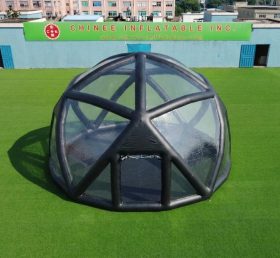 Tent1-5049A Черная Сферическая Надувная Пузырьковая Палатка