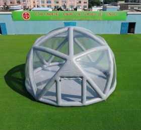 Tent1-5049E Серая Сферическая Надувная Пузырчатая Палатка