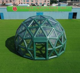 Tent1-5041D темно-зелёная сферическая конструкция надувной пузырь-тент
